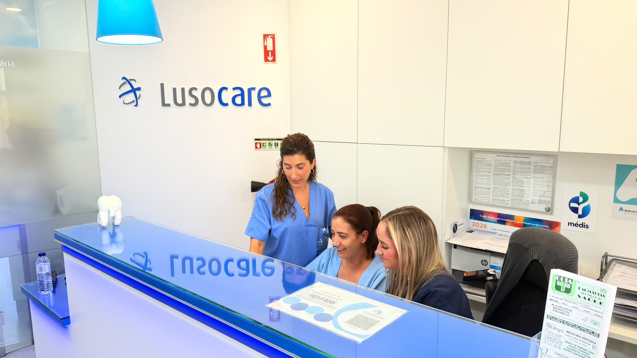 Receção da Lusocare em Alcochete