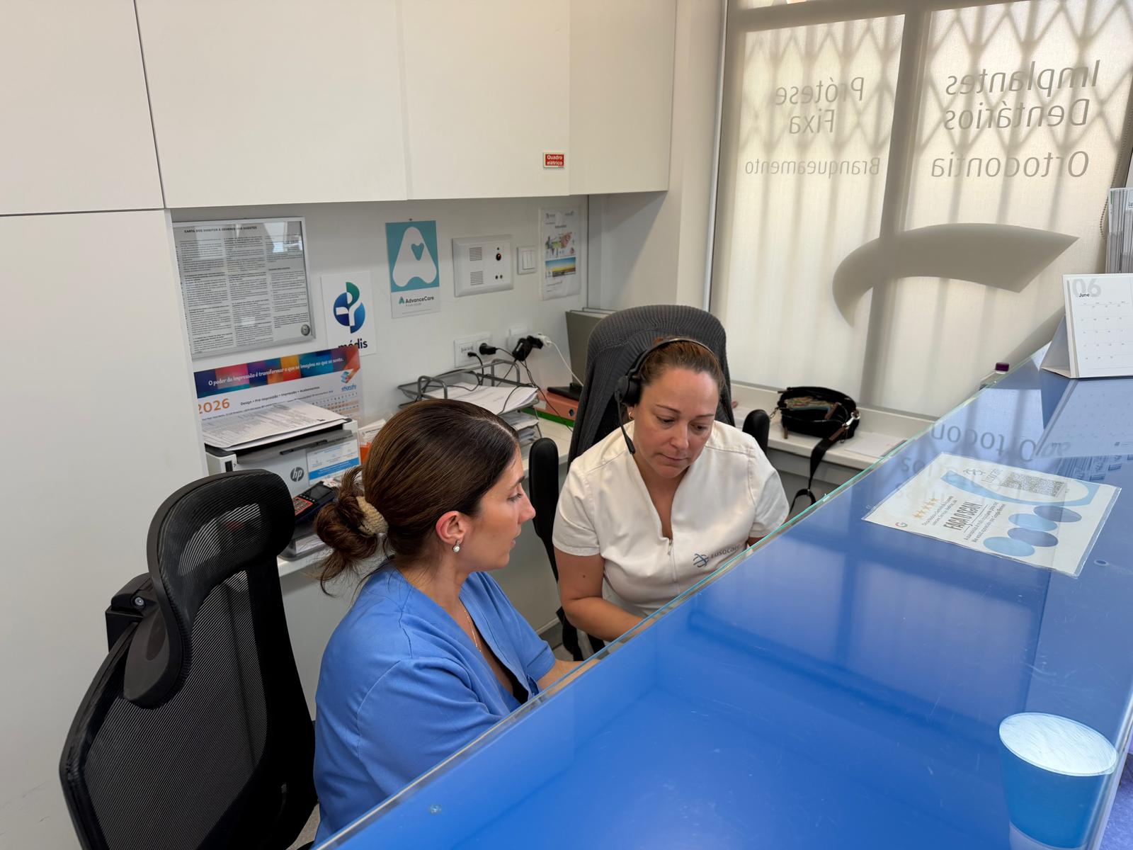 Equipa da Lusocare na clínica de Alcochete
