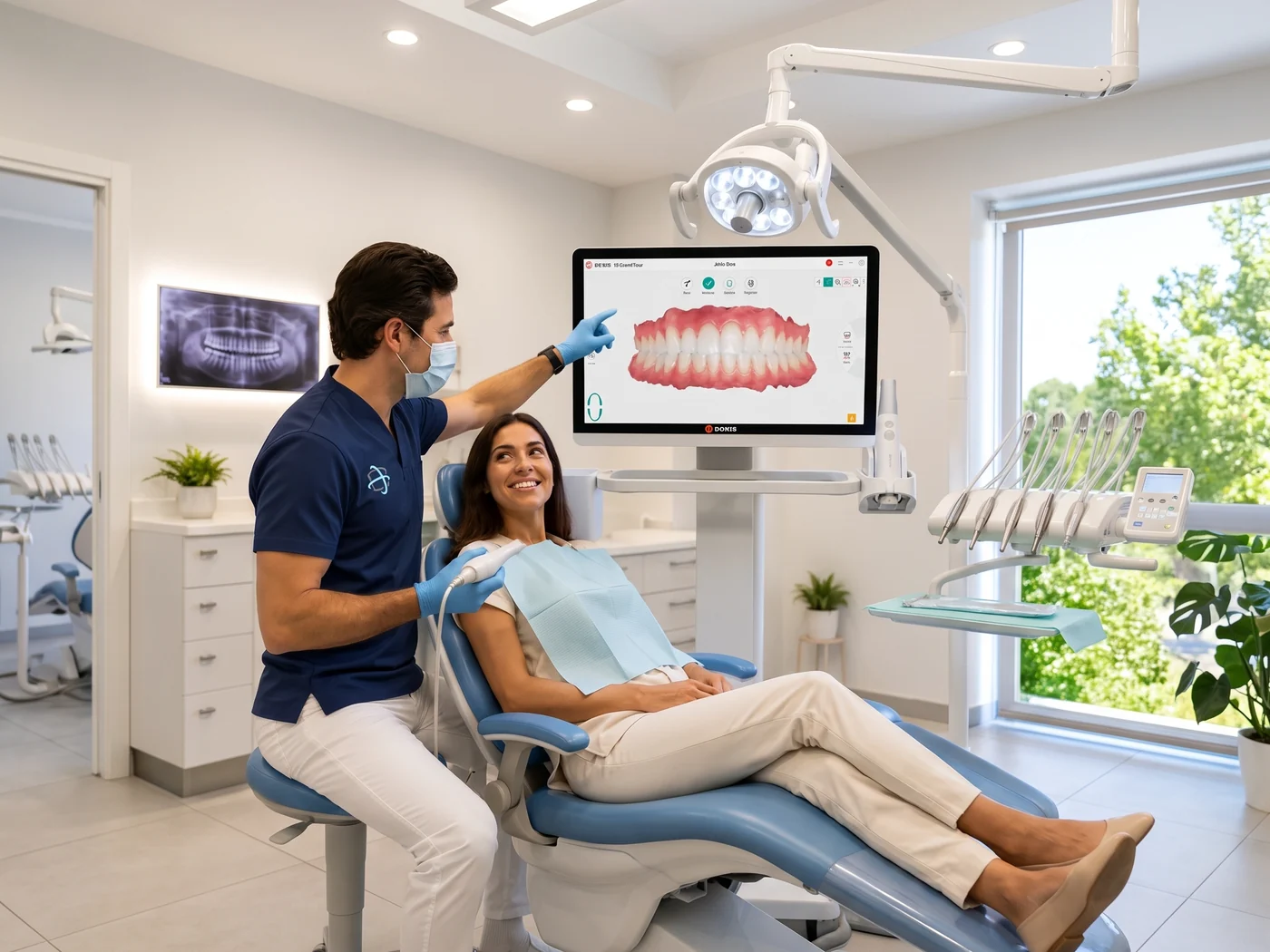 Equipamento de CBCT da clínica
